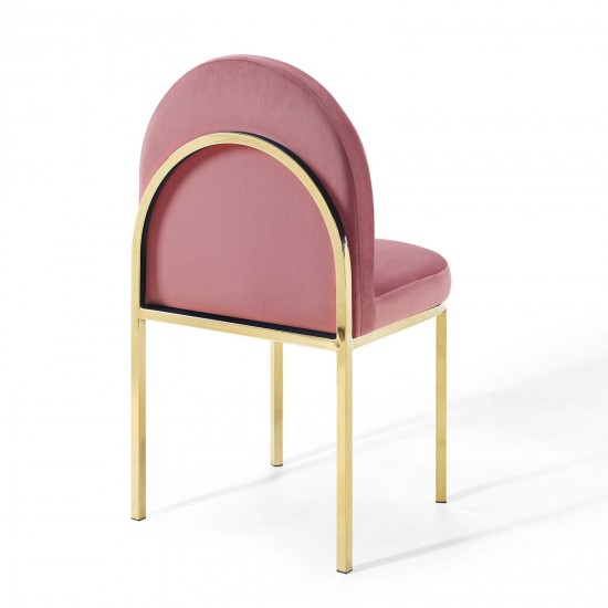 Isla Channel Tufted Performance Velvet Dining Side Chair