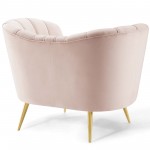Opportunity Performance Velvet Sofa and Armchair Set