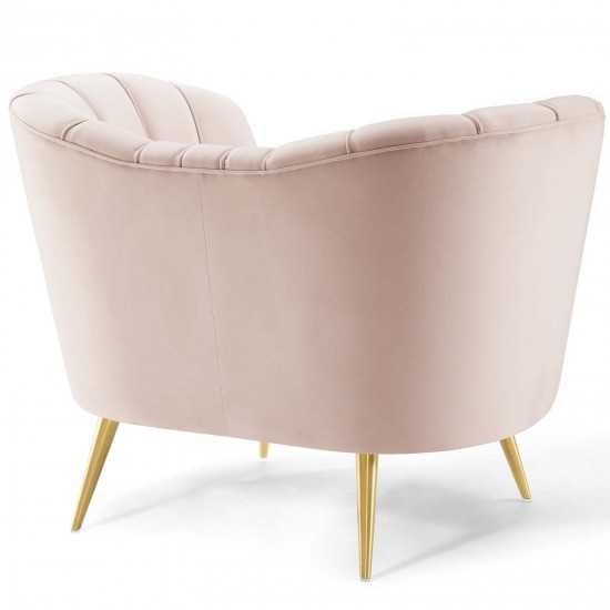 Opportunity Performance Velvet Sofa and Armchair Set