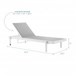 Charleston Outdoor Patio Chaise Lounge Chair