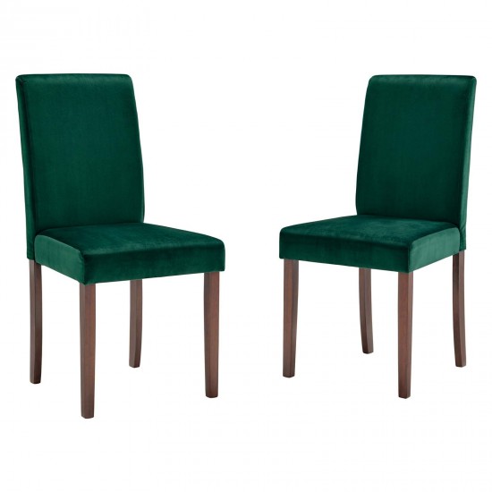 Prosper Upholstered Velvet Dining Side Chair Set of 2