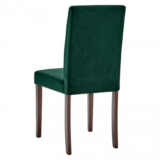 Prosper Upholstered Velvet Dining Side Chair Set of 2