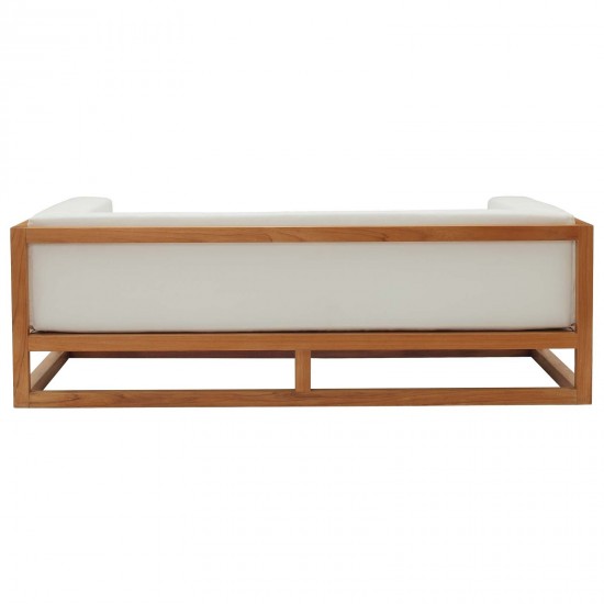 Newbury 4 Piece Outdoor Patio Premium Grade A Teak Wood Set