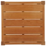 Northlake 3 Piece Outdoor Patio Premium Grade A Teak Wood Set
