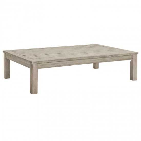 Wiscasset Outdoor Patio Acacia Wood Coffee Table