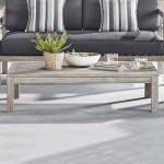 Wiscasset Outdoor Patio Acacia Wood Coffee Table