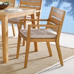 Portsmouth Karri Wood Outdoor Patio Dining Armchair