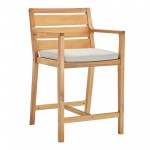 Portsmouth Karri Wood Outdoor Patio Bar Stool