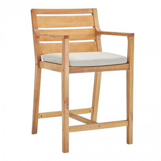 Portsmouth Karri Wood Outdoor Patio Bar Stool