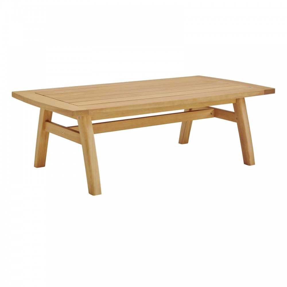 Orlean Outdoor Patio Eucalyptus Wood Coffee Table