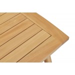 Orlean Outdoor Patio Eucalyptus Wood Coffee Table