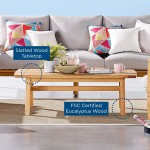 Orlean Outdoor Patio Eucalyptus Wood Coffee Table