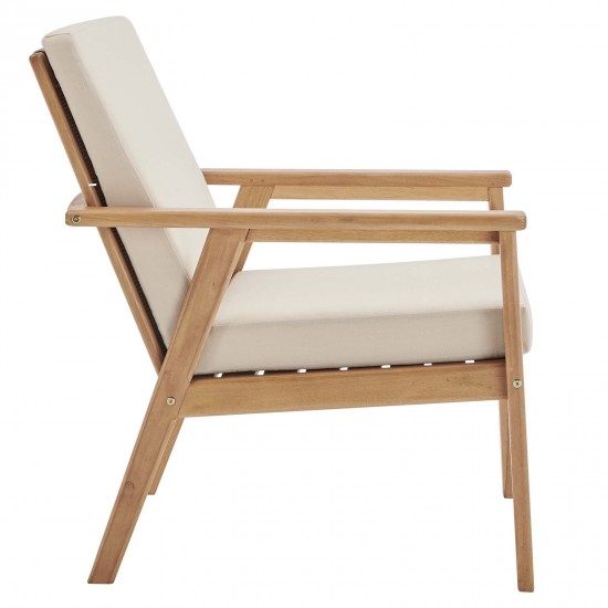 Vero Ash Wood Outdoor Patio Armchair