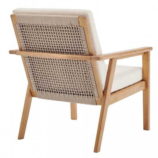 Vero Ash Wood Outdoor Patio Armchair