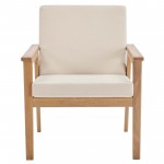 Vero Ash Wood Outdoor Patio Armchair