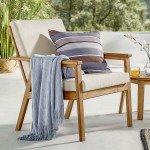 Vero Ash Wood Outdoor Patio Armchair