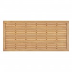 Viewscape 83" Outdoor Patio Ash Wood Dining Table