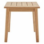 Viewscape Outdoor Patio Ash Wood End Table