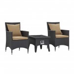 Convene 3 Piece Set Outdoor Patio with Fire Pit