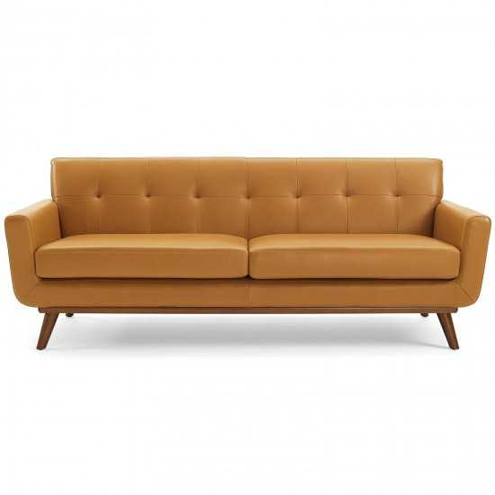 Engage Top-Grain Leather Living Room Lounge Sofa