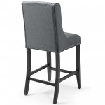 Baron Upholstered Fabric Counter Stool