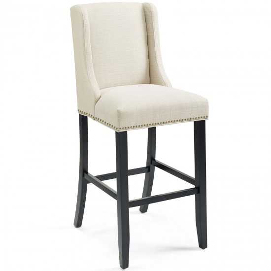 Baron Upholstered Fabric Bar Stool