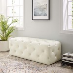 Amour 48" Tufted Button Entryway Performance Velvet Bench