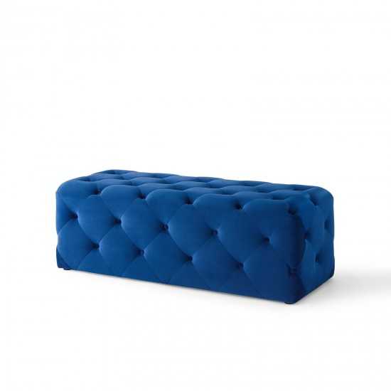 Amour 48" Tufted Button Entryway Performance Velvet Bench