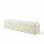 Amour 72" Tufted Button Entryway Performance Velvet Bench