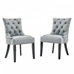 Regent Tufted Performance Velvet Dining Side Chairs - Set of 2