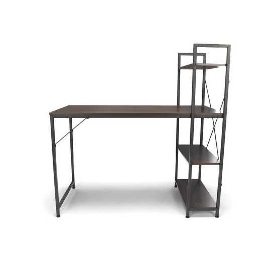 Essentials by OFM ESS-1004 Combination Desk with 4 Shelf Unit