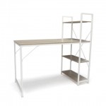 Essentials by OFM ESS-1004 Combination Desk with 4 Shelf Unit