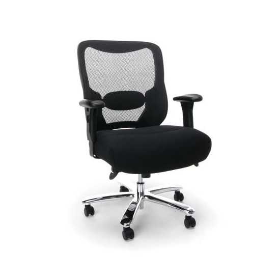 Essentials by OFM ESS-200 Big and Tall Swivel Mesh Office Chair with Arms