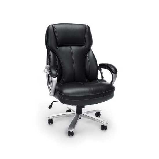 Essentials by OFM ESS-202 Big and Tall Leather Executive Office Chair with Arms