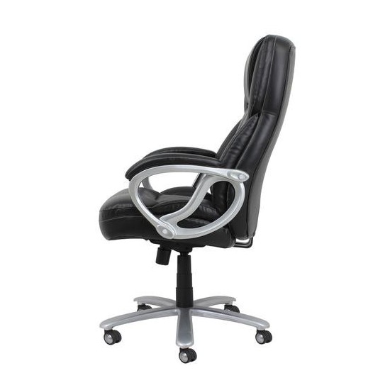 Essentials by OFM ESS-202 Big and Tall Leather Executive Office Chair with Arms