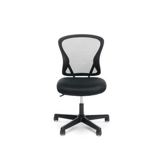 Essentials by OFM ESS-3010 Swivel Mesh Back Armless Task Chair, Mid Back