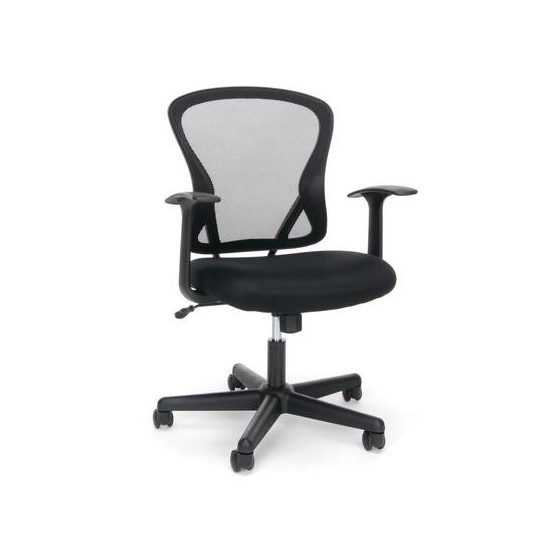 Essentials by OFM ESS-3011 Swivel Mesh Back Task Chair with Arms, Mid Back