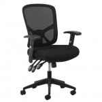 Essentials by OFM ESS-3050 3-Paddle Ergonomic Mesh High-Back Task Chair with Arms and Lumbar Support