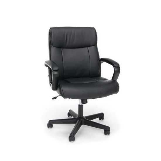 Essentials by OFM ESS-6010 Bonded Leather Executive Chair with Arms