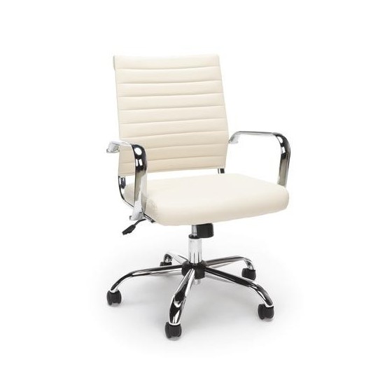 Essentials by OFM ESS-6095 Soft Ribbed Bonded Leather Executive Conference Chair