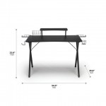 Essentials Collection 55" Gaming Computer Desk, 35" Monitor Shelf, X-Base (ESS-1100)