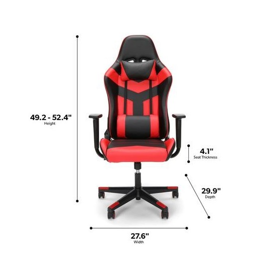 Essentials Collection High Back PU Leather Gaming Chair (ESS-6075)