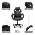 Essentials Collection High-Back Gaming Chair, Padded Loop Arms (ESS-3083HB)