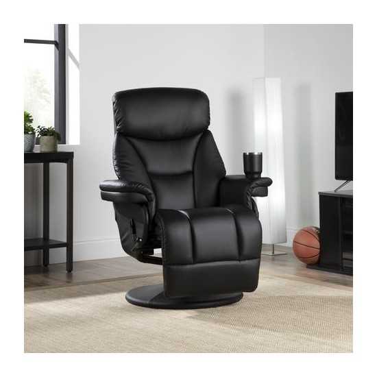 Essentials Collection Home Entertainment Recliner, in Brown (ESS-7070)