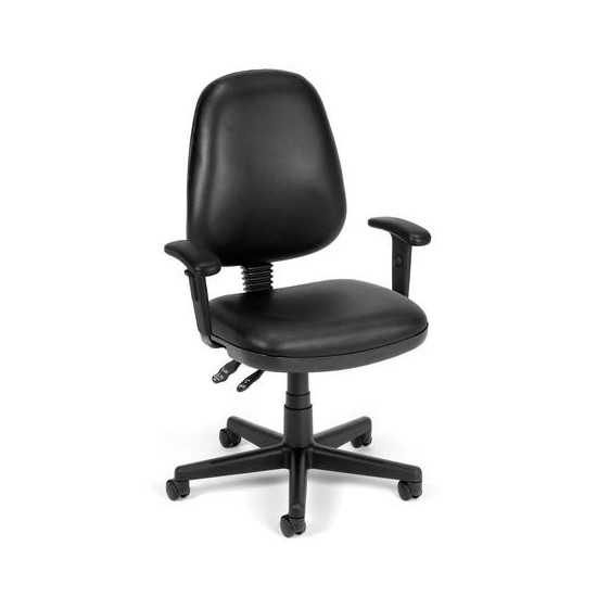 OFM 119-VAM-AA Straton Series Anti-Microbial/Anti-Bacterial Vinyl Task Chair with Arms