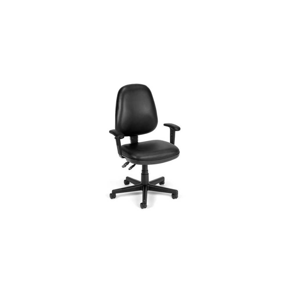 OFM 119-VAM-AA Straton Series Anti-Microbial/Anti-Bacterial Vinyl Task Chair with Arms