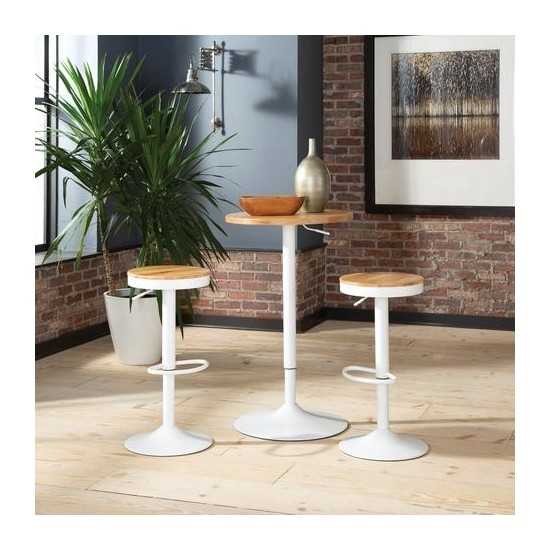 OFM 161 Collection Industrial Modern 2 Pack Backless 23" to 32" Height Adjustable Bar Stool (161-2332)