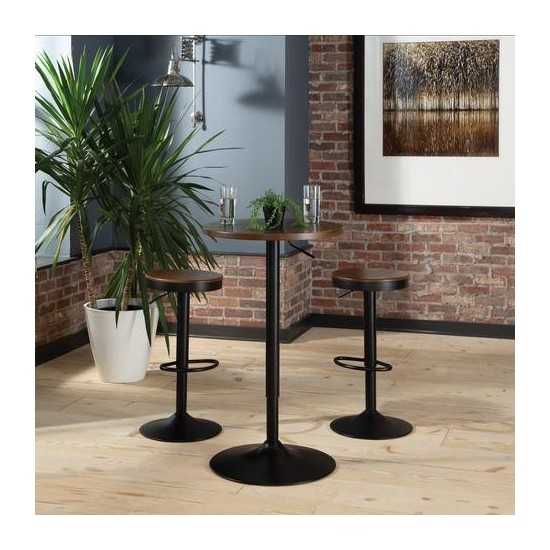 OFM 161 Collection Industrial Modern 33" to 42" Height Adjustable Pub Table (161-T3342)