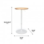 OFM 161 Collection Industrial Modern 33" to 42" Height Adjustable Pub Table (161-T3342)