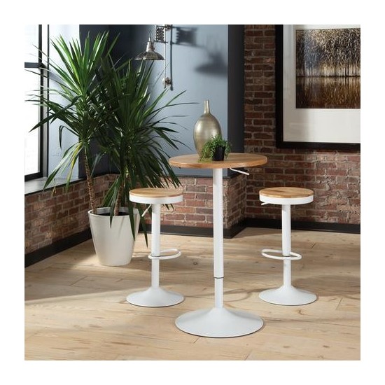 OFM 161 Collection Industrial Modern 33" to 42" Height Adjustable Pub Table (161-T3342)